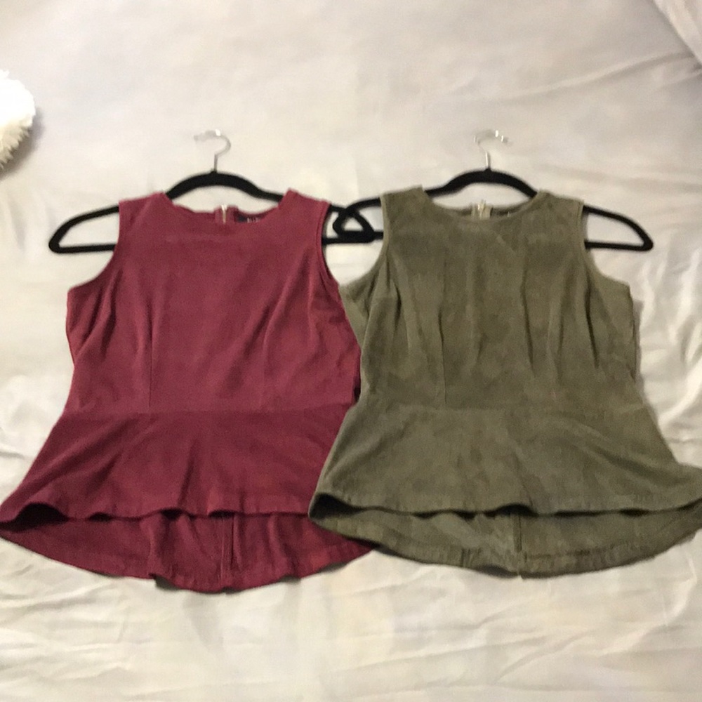 2 Peplum Tops